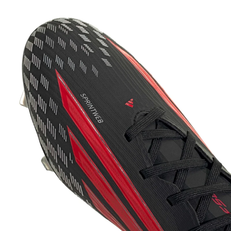 Scarpe da calcio F50 PRO per terreni compatti - Core Black / Lucid Red