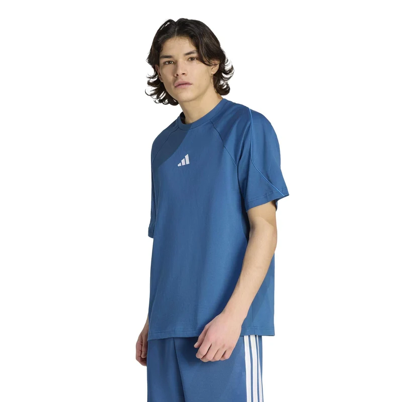 Stadium T-Shirt - Dusky Petrol / Ray Blue / White