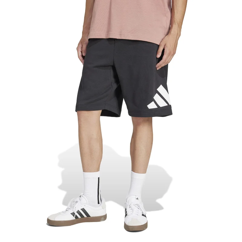 Short Essentials Big Logo French Terry - Black / White