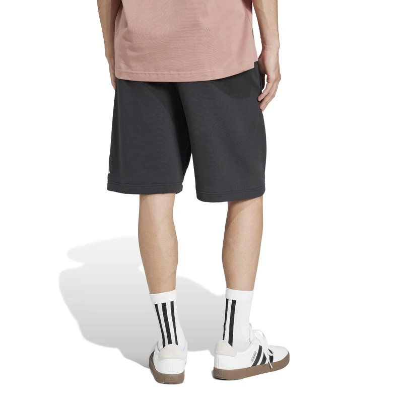 Short Essentials Big Logo French Terry - Black / White