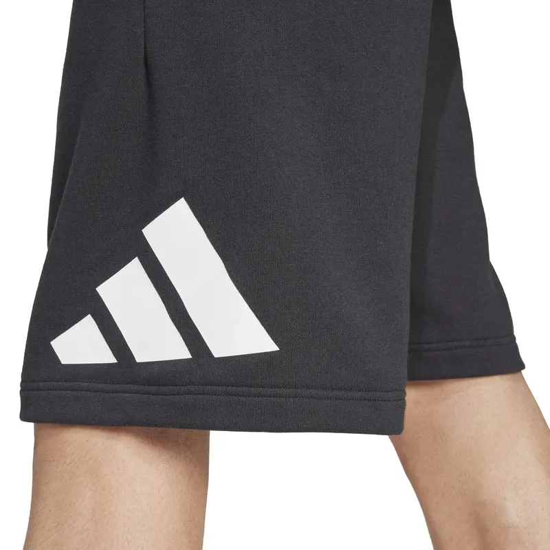 Short Essentials Big Logo French Terry - Black / White