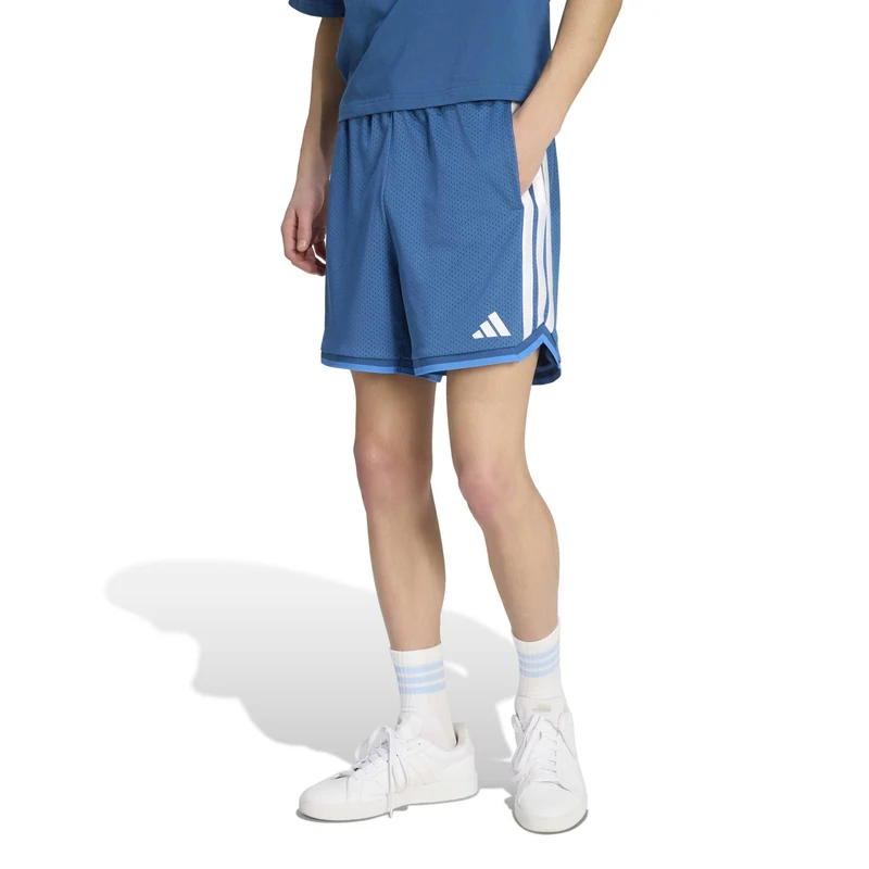 Short Stadium Mesh - Dusky Petrol / Ray Blue / White
