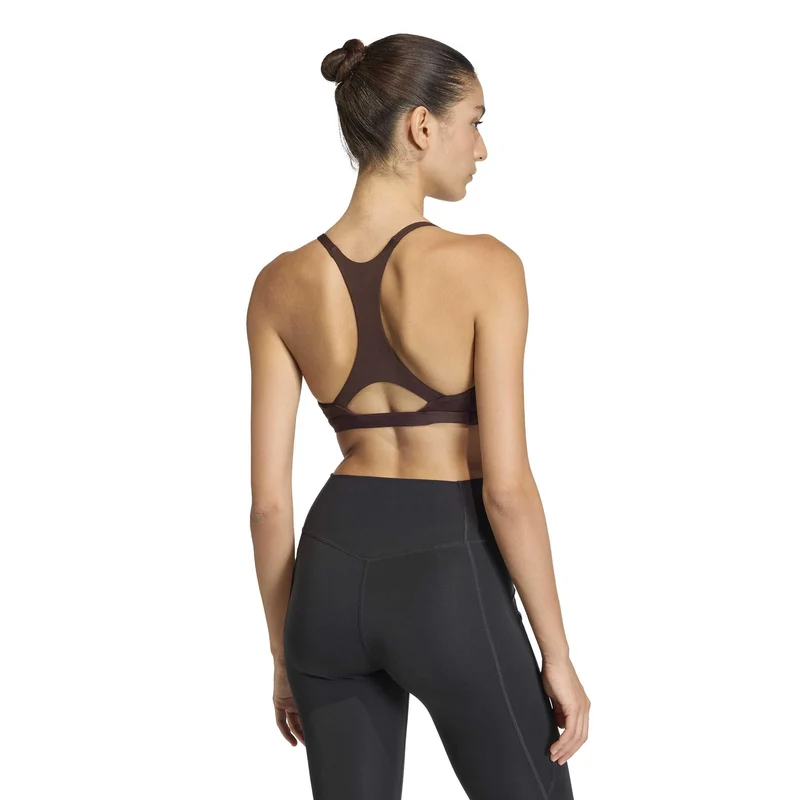 Reggiseno Sportivo Optime Essentials Workout Supporto Leggero - Aurora Coffee