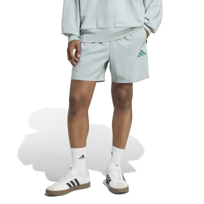Short Essentials 3-Stripes Chelsea - White / Green