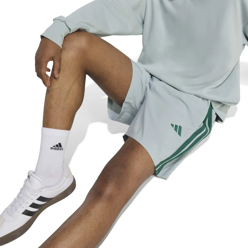 Short Essentials 3-Stripes Chelsea - White / Green