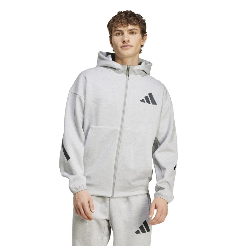 Track jacket New Z.N.E. Full-Zip Hooded - Medium Grey Heather