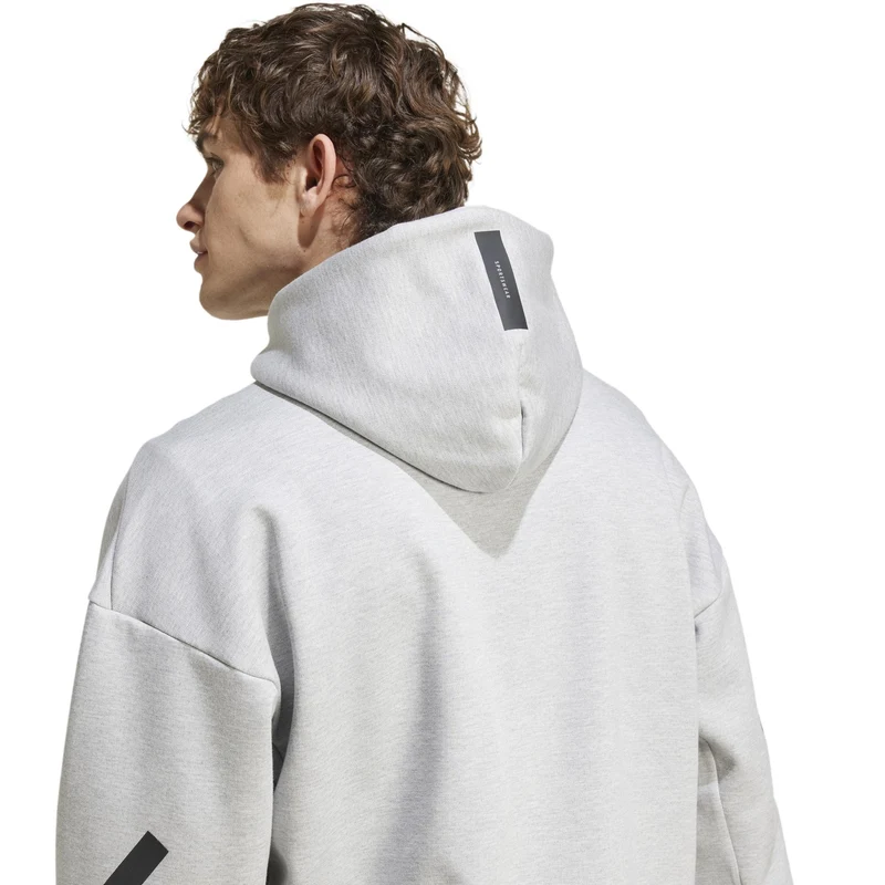 Track jacket New Z.N.E. Full-Zip Hooded - Medium Grey Heather