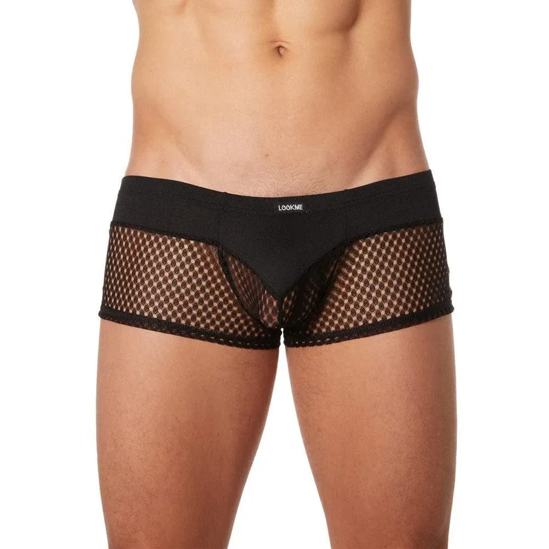 mini culotte résille noir opaque séduisant sexy élastique polyamide élasthanne confortable moulant galbant chic intime délicat