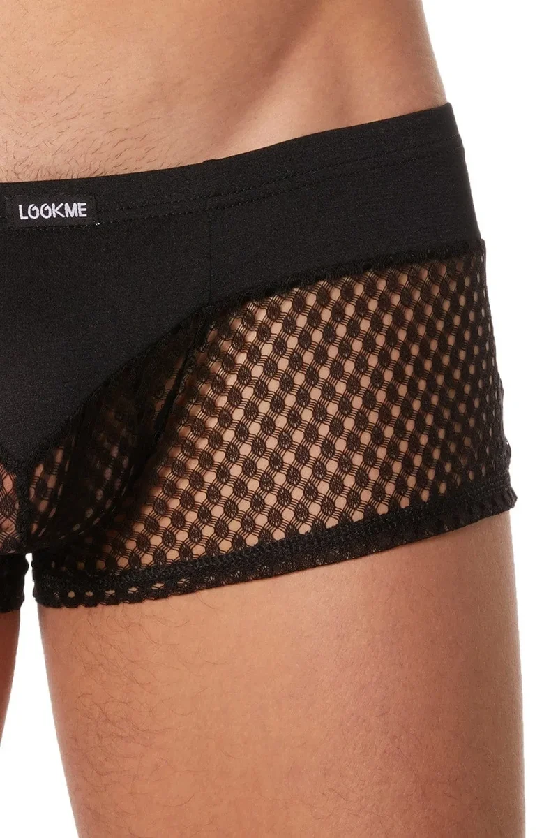 mini culotte résille noir opaque séduisant sexy élastique polyamide élasthanne confortable moulant galbant chic intime délicat