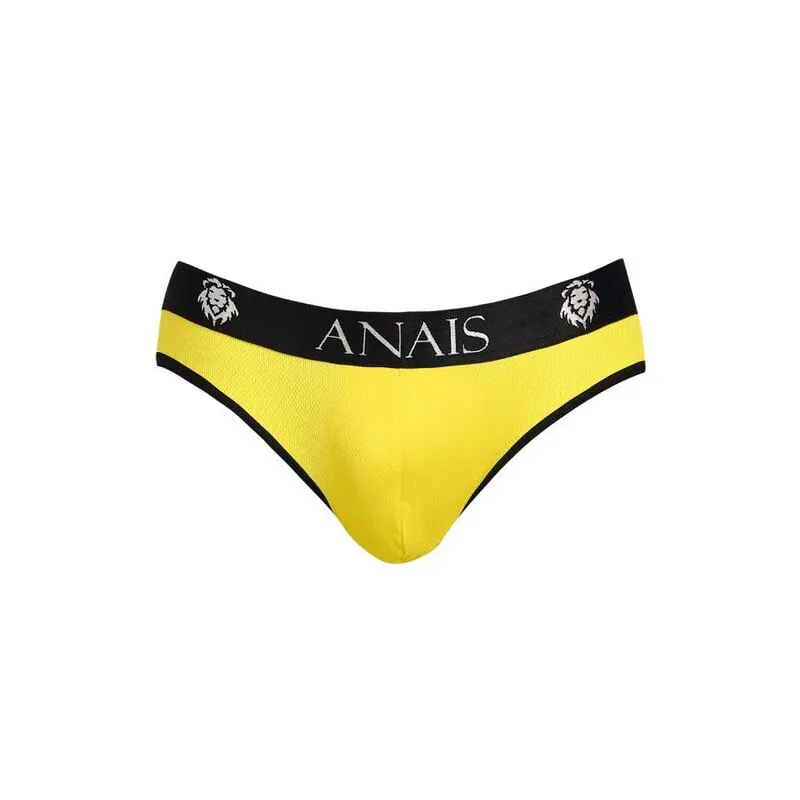 slip homme sexy jaune modal polyamide elasthanne douceur élasticité durable bande large maintien tailles S M L XL fabrication européenne