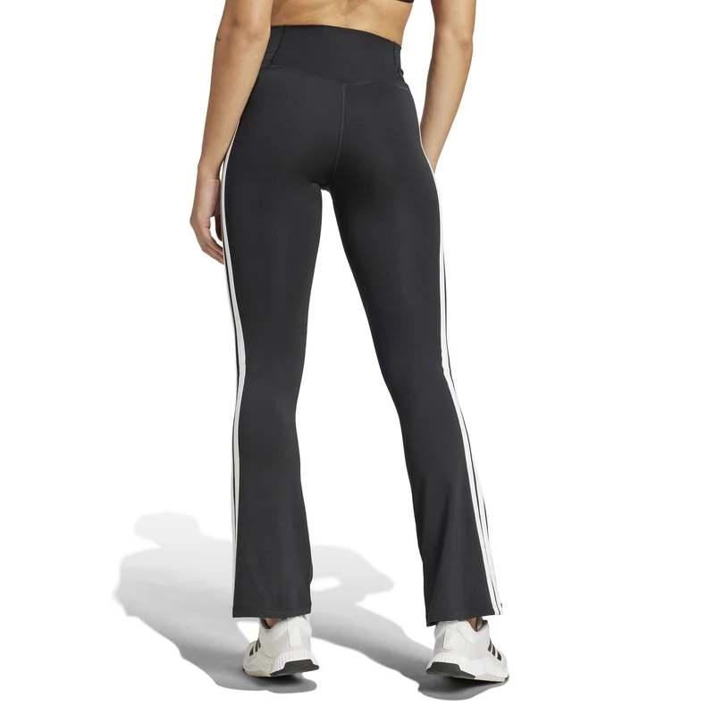 Leggings Optime Essentials 3-Stripes Flared - Black