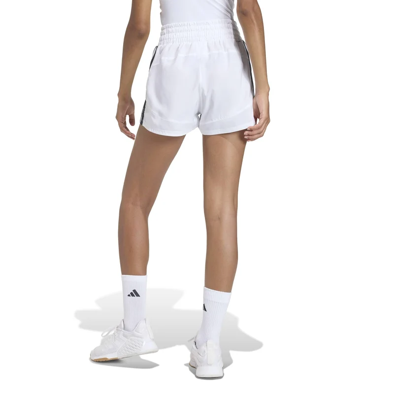 Short da allenamento Pacer in tessuto a vita alta - White