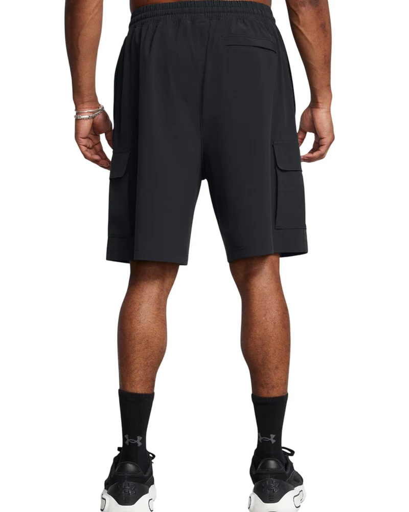 Shorts Cargo Vibe Woven Da 20 cm - Black / White
