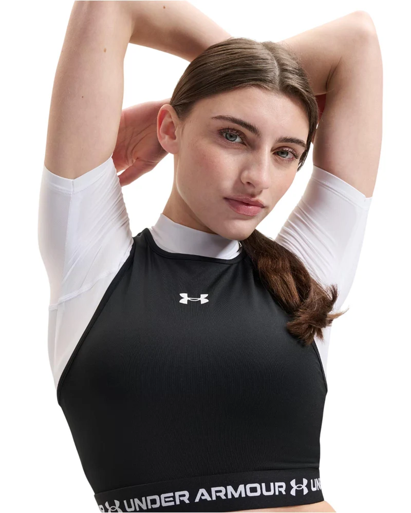 Canotta HeatGear Mesh - Ultimate Black / White
