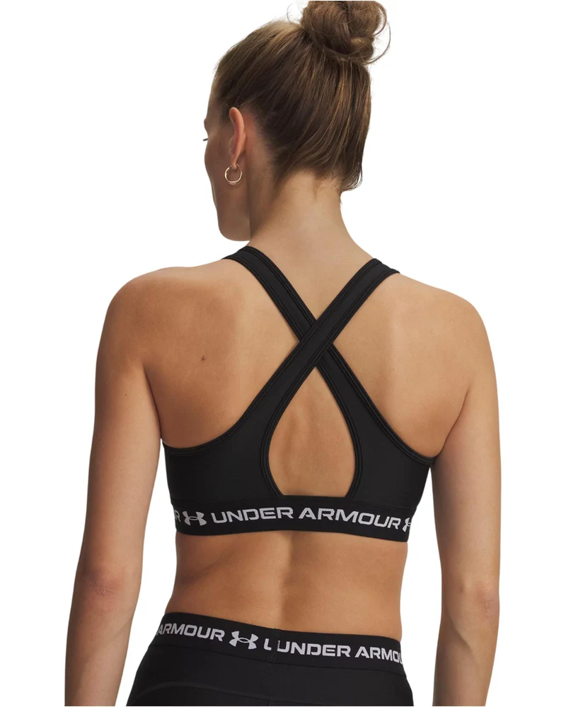 Reggiseno Sportivo Crossback Mid - Ultimate Black / White
