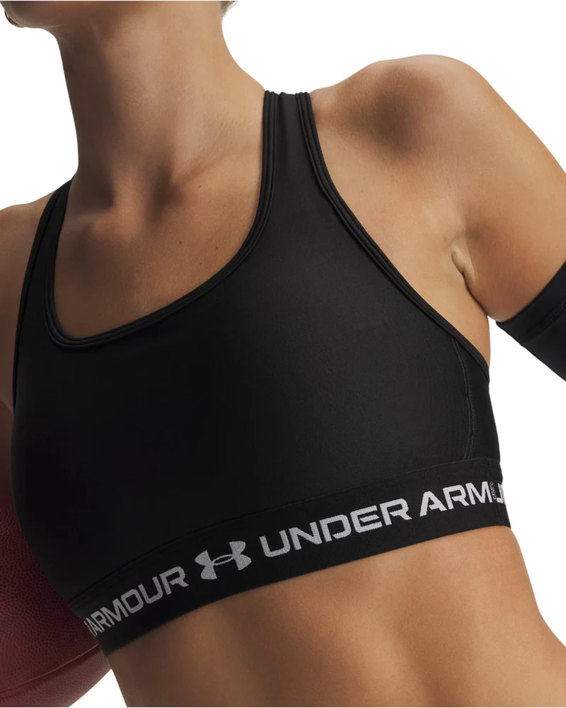 Reggiseno Sportivo Crossback Mid - Ultimate Black / White