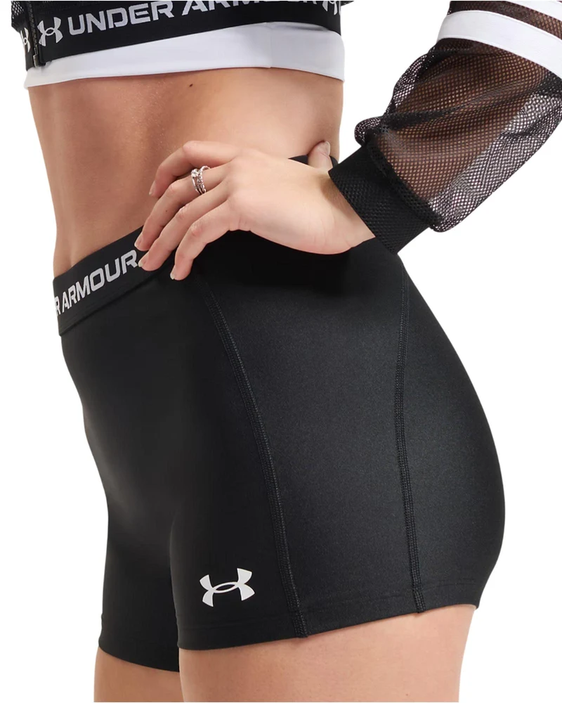 Shorts 3'' HeatGear Shorty - Ultimate Black / White