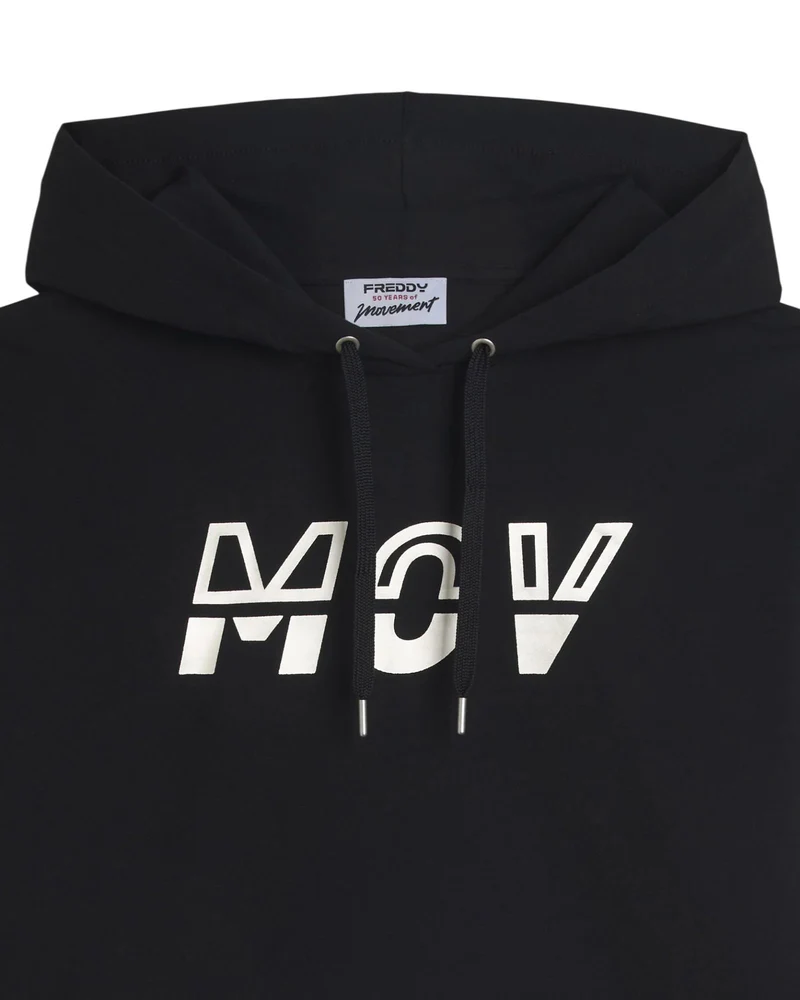 Felpa con Cappuccio e Stampa MOV - NW
