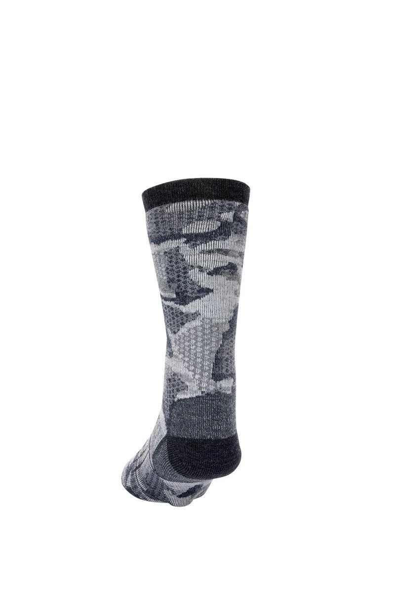 Women's Merino Midweight Hiker Sock Hex Flo Camo Admiral