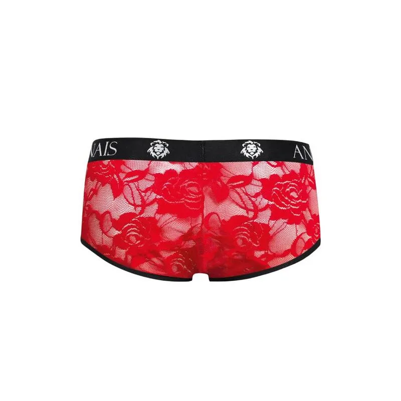 slip homme dentelle rouge imprimé fleuri coupe sportive ajusté léger respirant extensible durable confortable séduisant raffiné