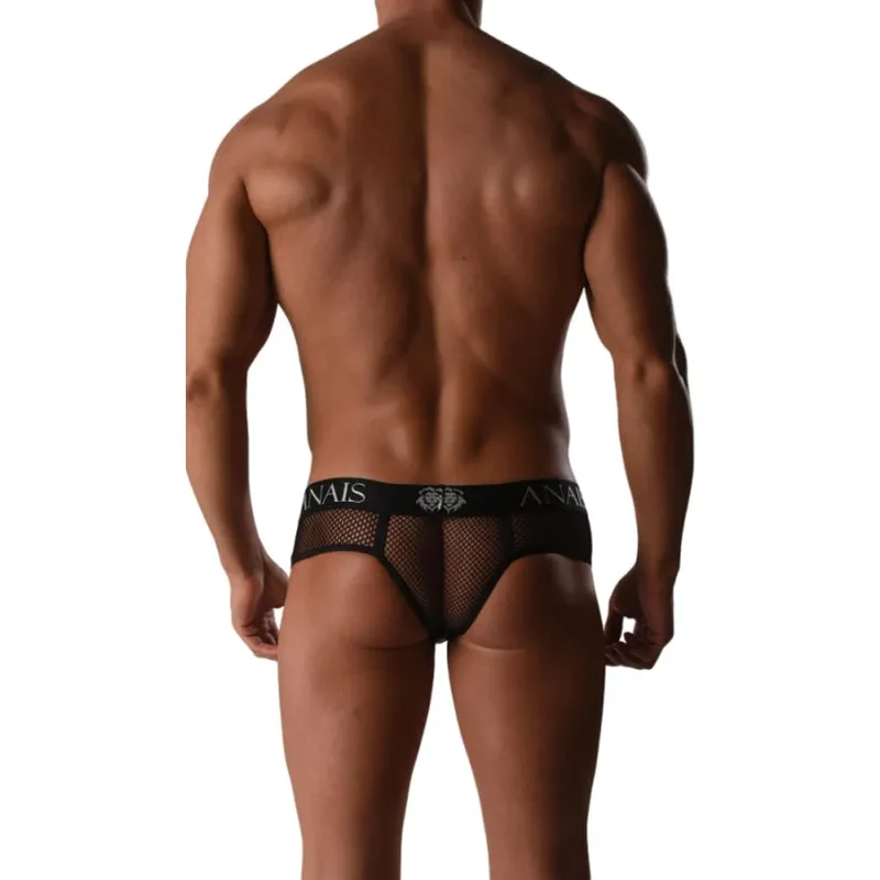 string homme noir confortable maille respirante élastique polyamide élasthanne fabrication européenne maintien discret séduisant confiance quotidien occasions spéciales taille 3XL