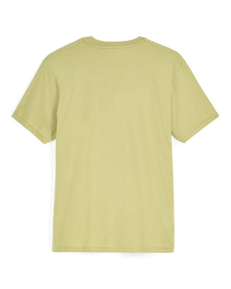 Trout Outline T-Shirt Tent Green