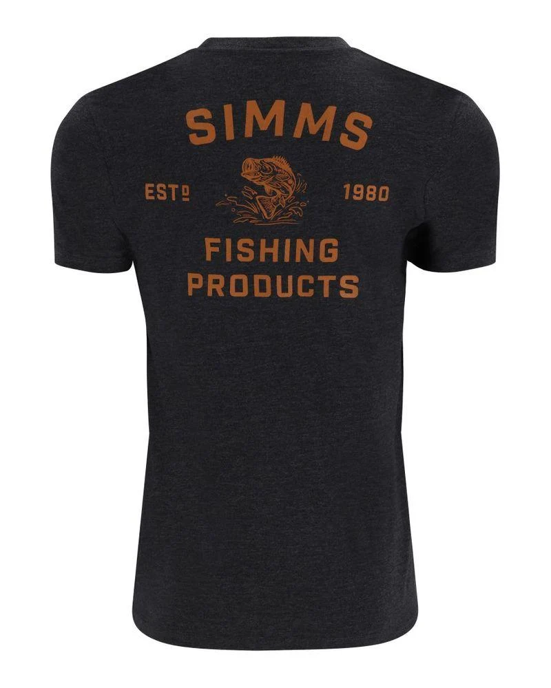 Stacked Bass T-Shirt Charcoal Heather