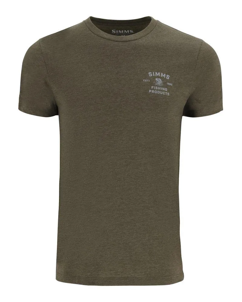 Stacked Bass T-Shirt Military Heather