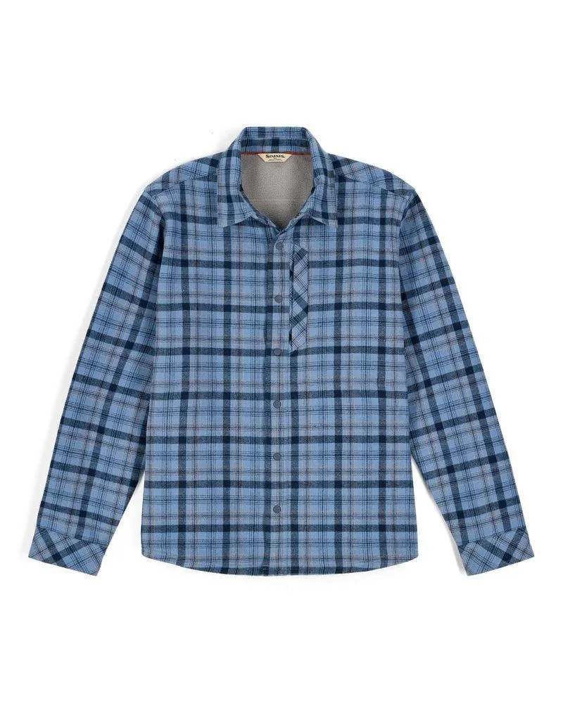 Coldweather Shacket Schooner Plaid: Albacore