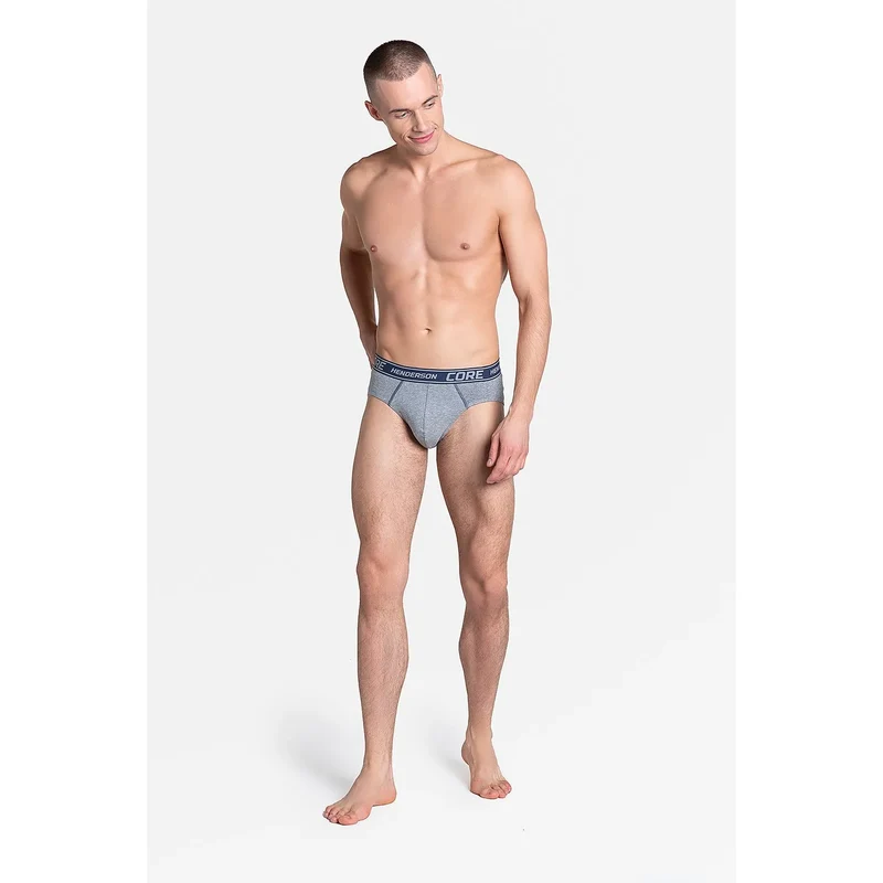L'ensemble model 151503 Henderson slip homme gris bleu marine 2Pack collection new coupe classique confort coton elasthanne taille ceinture L M XL XXL