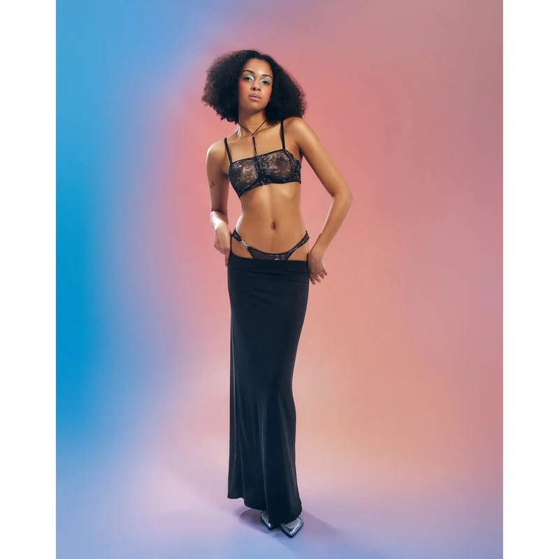 string ouvert maille transparente argenté armatures soutien motif unique élégant confortable élastique sans crochet bordures élastiques fabriqué UE tailles multiples