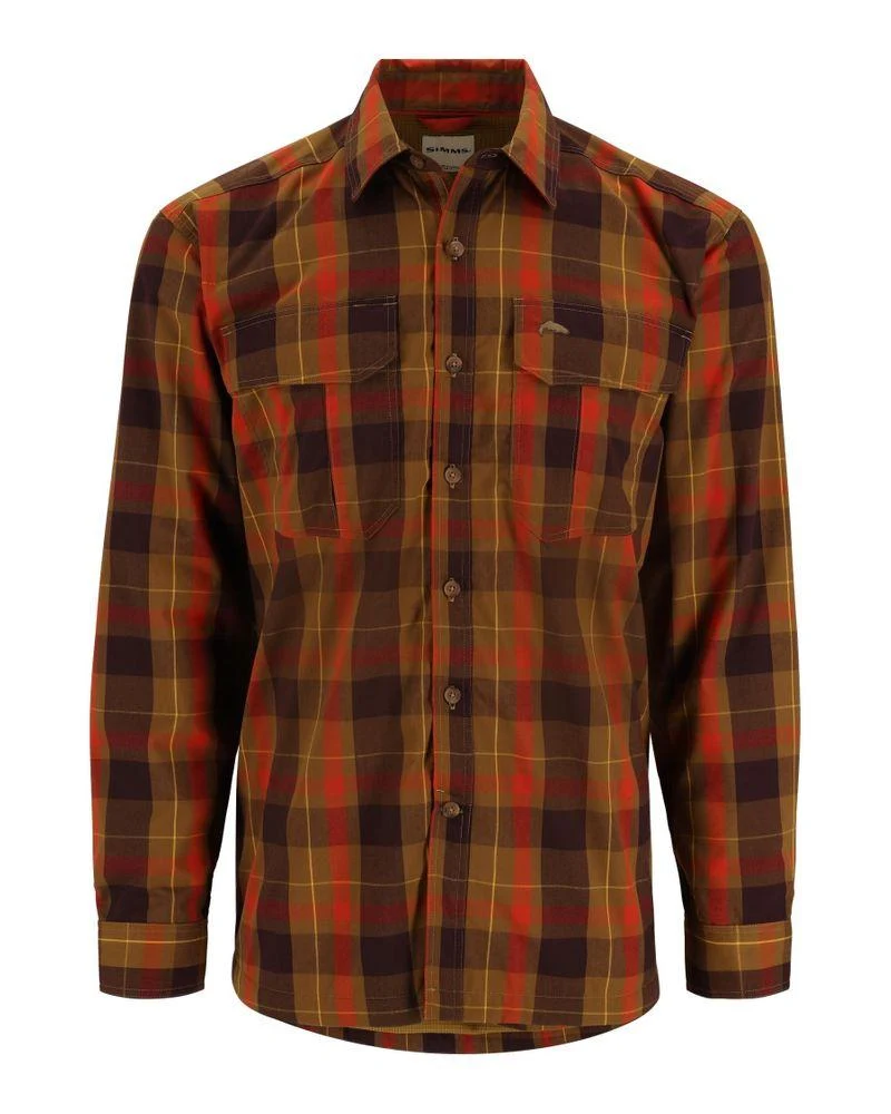 ColdWeather Shirt Bronze Back Logan Plaid