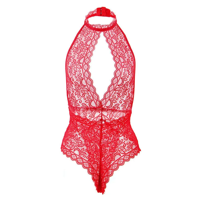 body lingerie sexy rouge coupe ouverte haute qualité femmes séduction confort moulant raffiné audacieux