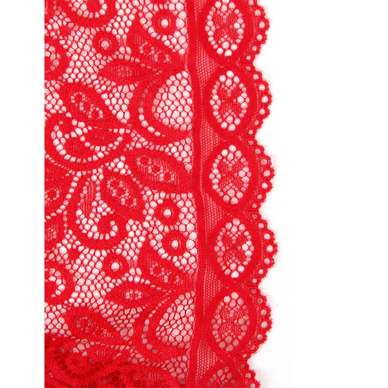 body lingerie sexy rouge coupe ouverte haute qualité femmes séduction confort moulant raffiné audacieux