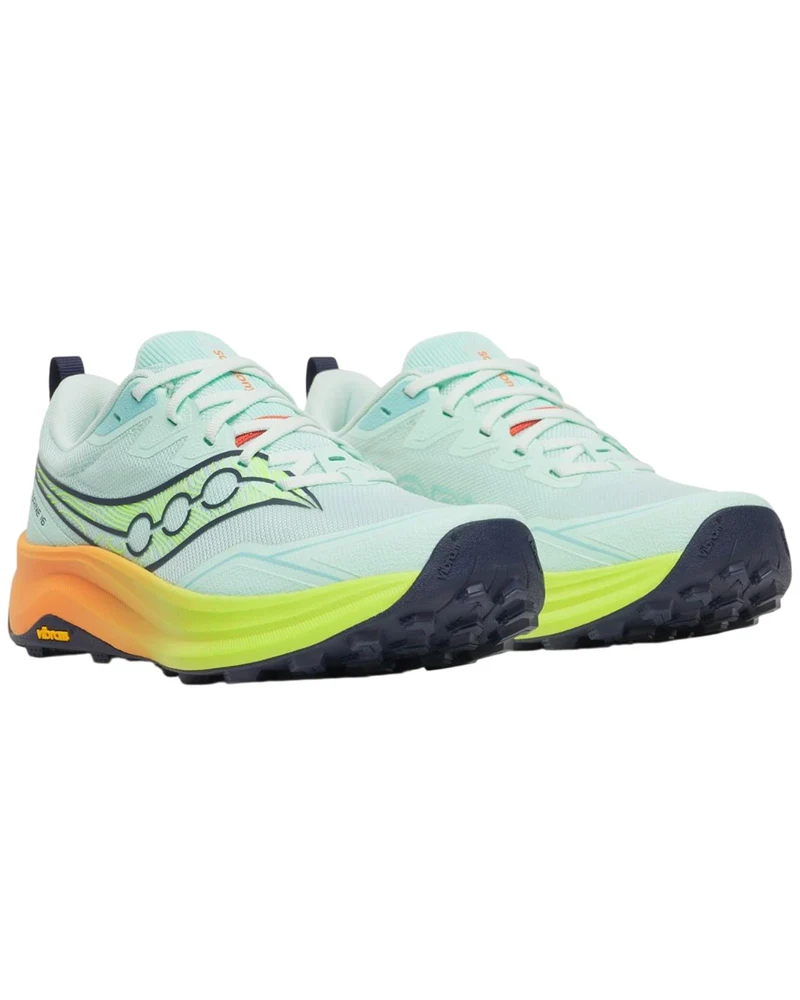 Scarpe Da Running Peregrine 16 Aqua / Citron Donna