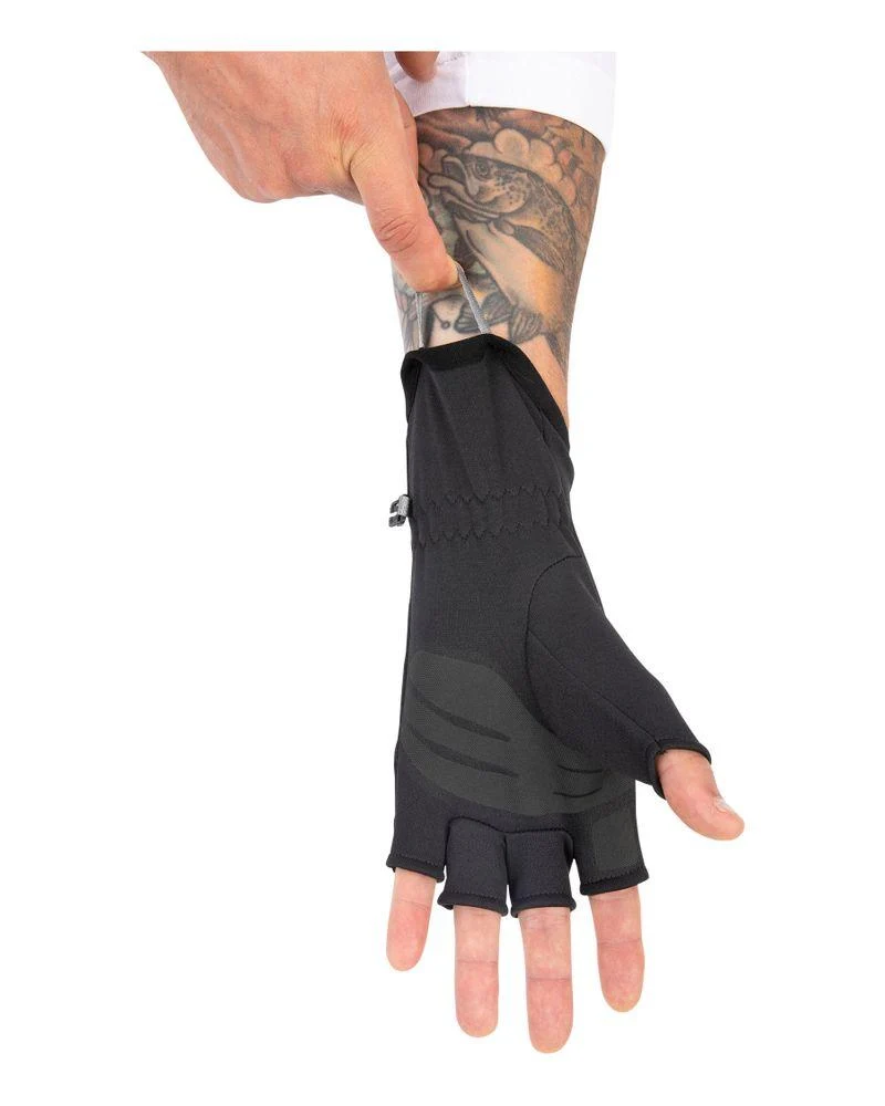Freestone Half-Finger Gloves Nero
