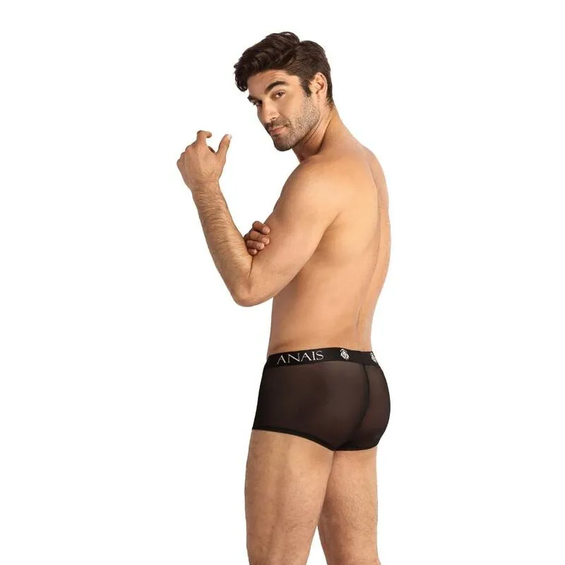 boxer ajusté sportif jambes longues tulle noir haute qualité confort maintien élastique respirant durable séduction silhouette