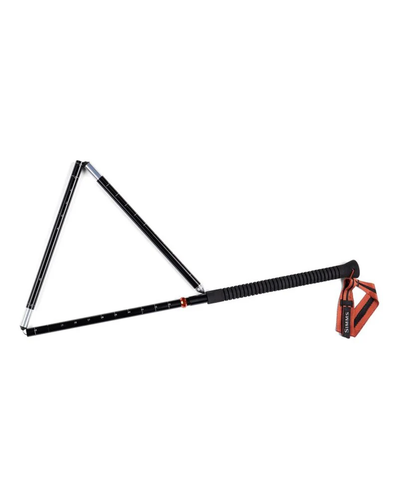 Wading Staffs Alum. Black