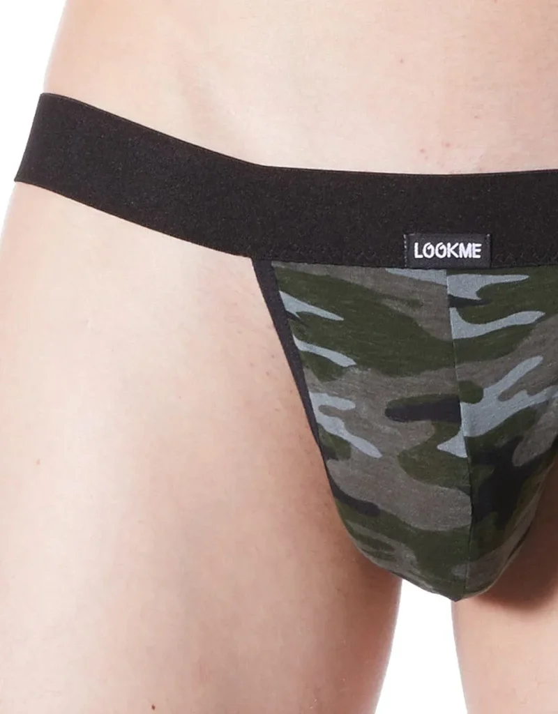 String noir sexy camouflage confortable homme large élastique maintien optimal résille filet coton élasthanne