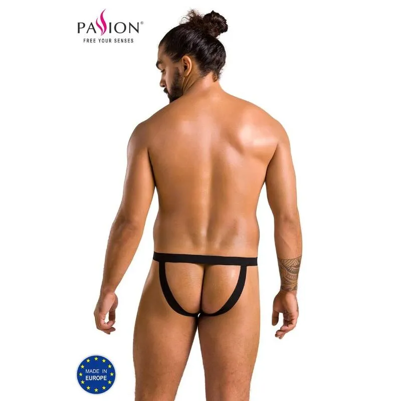 PASSION slip ouvert noir lingerie innovante certifiée OekoTex fabriquée Pologne européenne confortable durable respirante légère sexy élégante moderne audacieuse ajustable