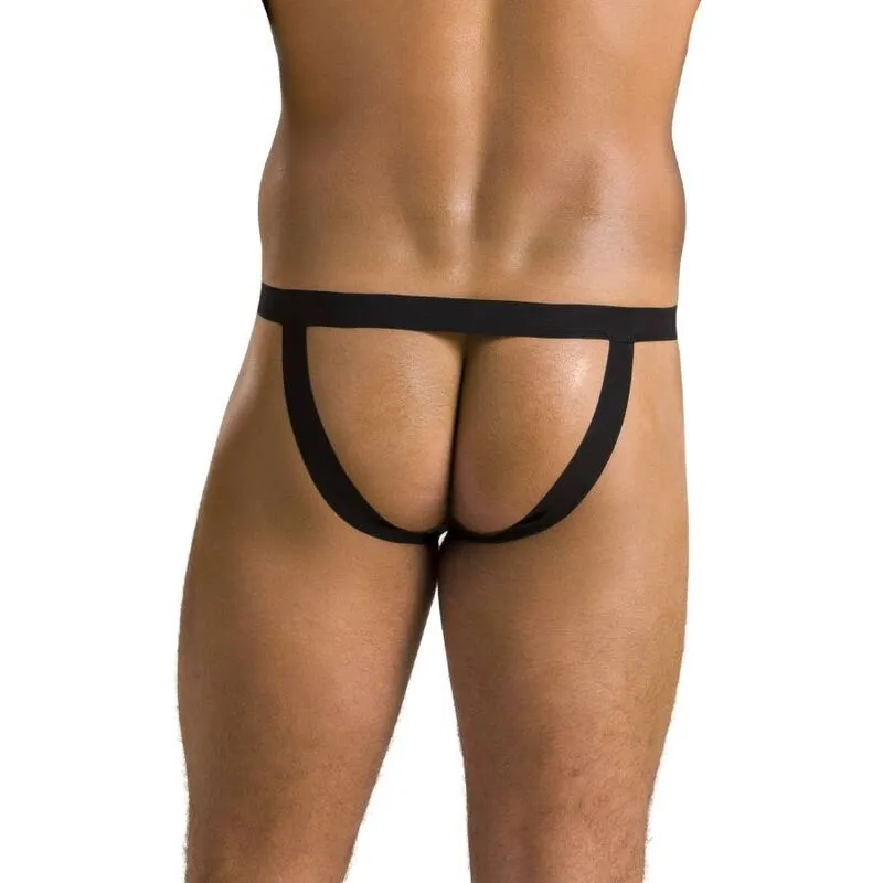 PASSION slip ouvert noir lingerie innovante certifiée OekoTex fabriquée Pologne européenne confortable durable respirante légère sexy élégante moderne audacieuse ajustable