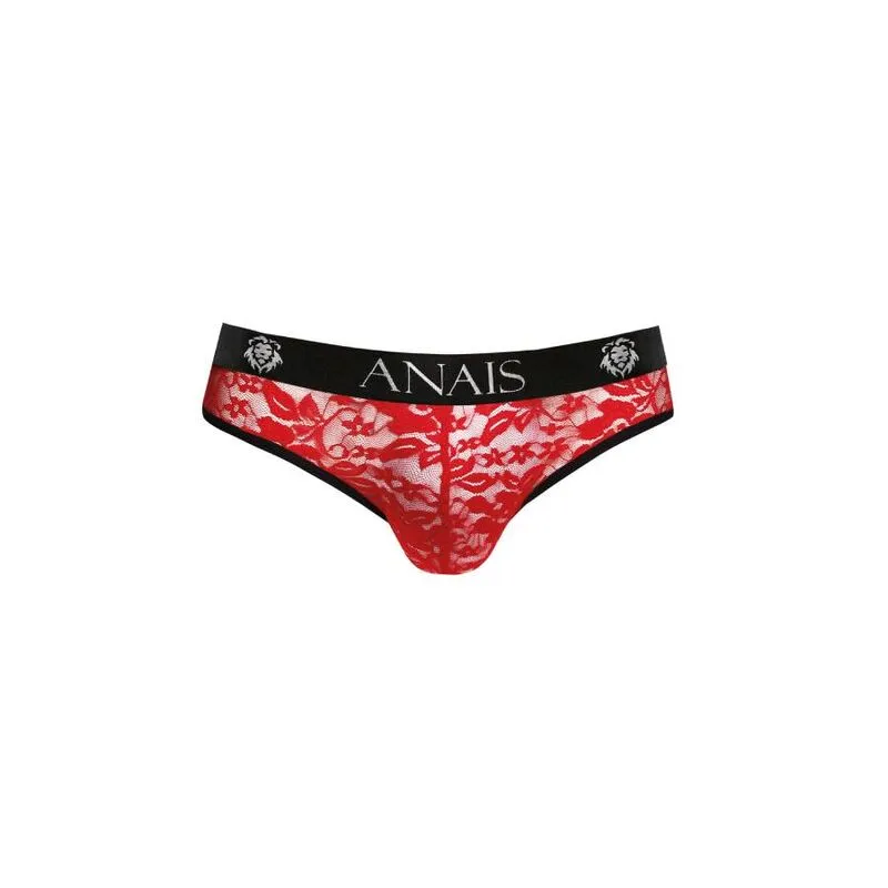 slip sexy homme dentelle rouge imprimé fleuri confort taille élastique bande large maintien coupe parfaite ajustement doux lycra polyester
