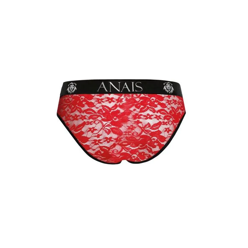 slip sexy homme dentelle rouge imprimé fleuri confort taille élastique bande large maintien coupe parfaite ajustement doux lycra polyester