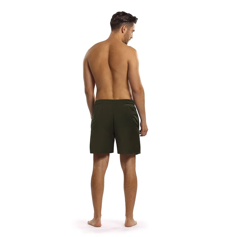 Short de bain hommes élégant polyamide 100% taille élastiquée poches latérales plage piscine bien-être intime discrétion