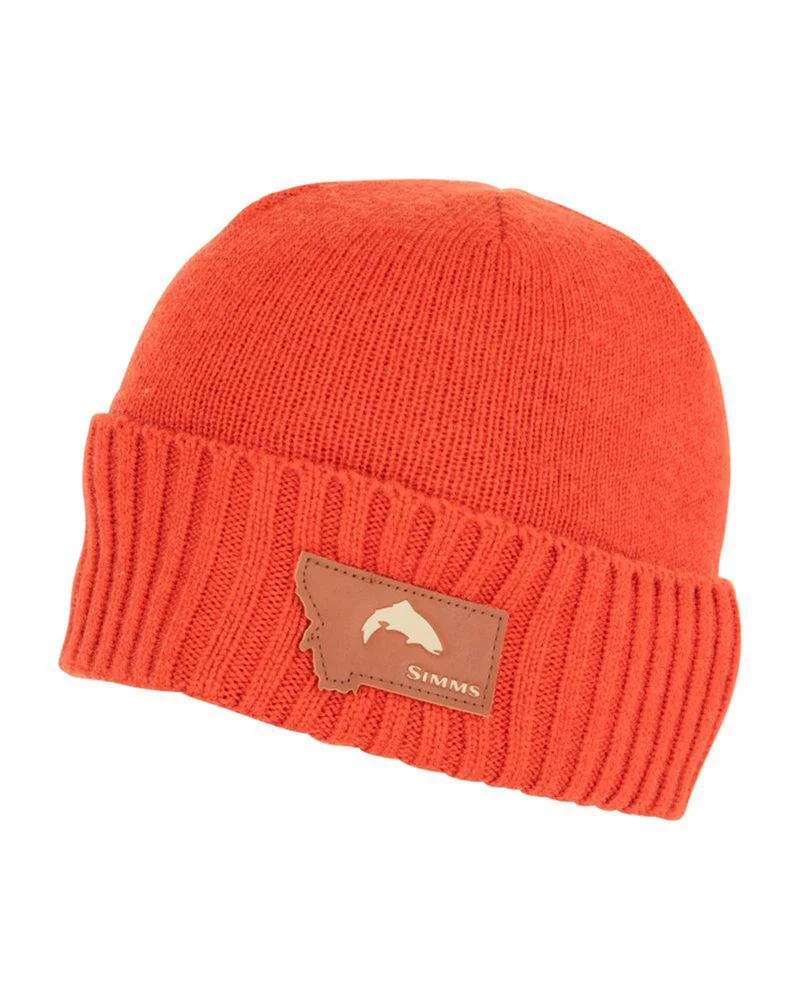 Big Sky Wool Beanie Orange