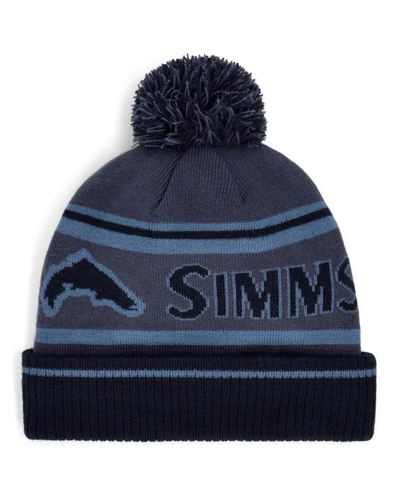Tip-Up Pom Beanie Huckleberry