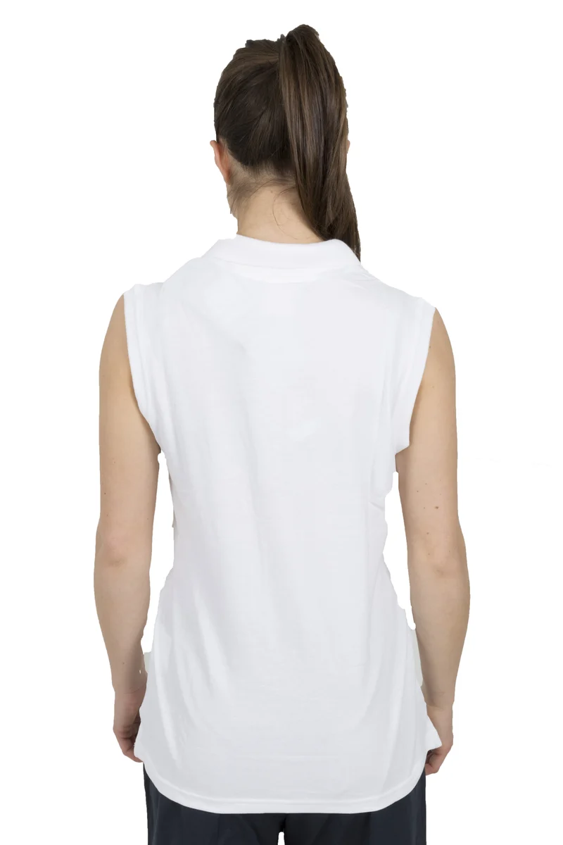 Polo donna smanicata Light Piquet