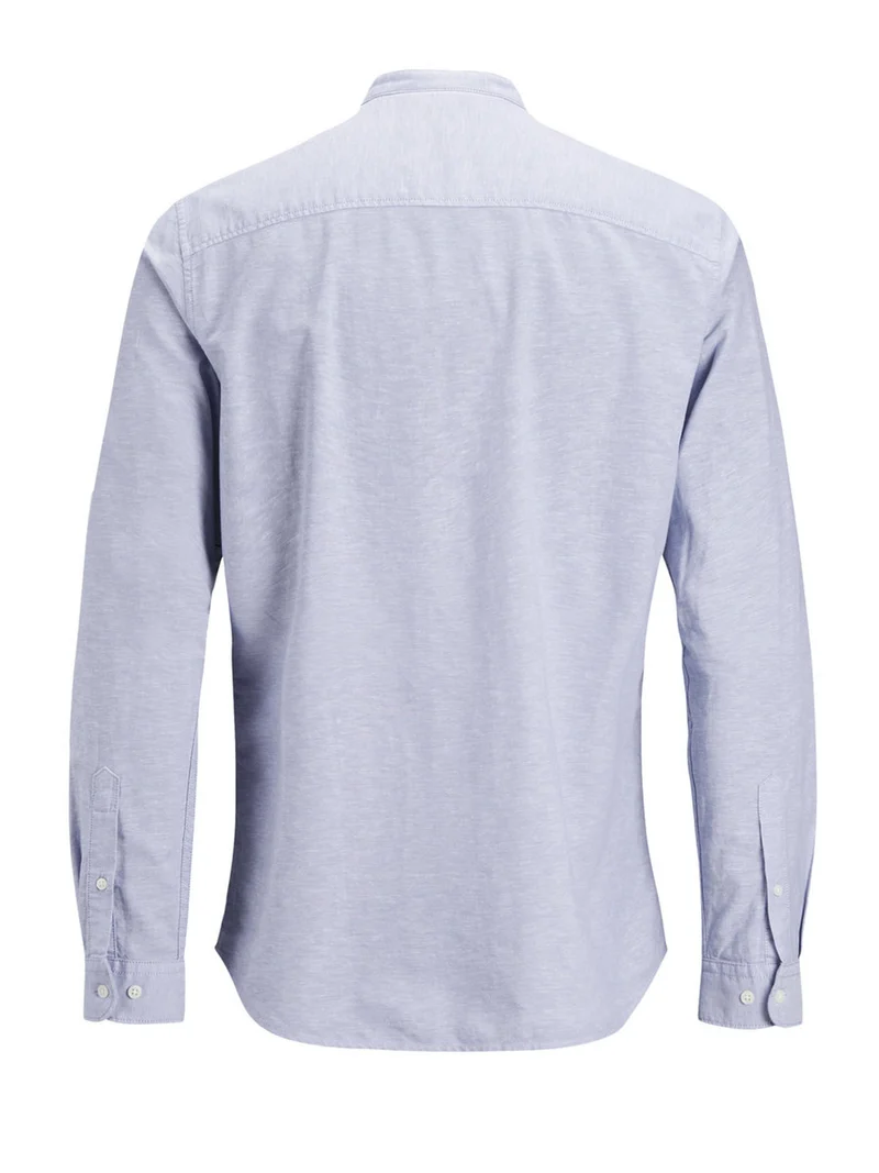 Camicia Uomo Classica Misto Lino M/L