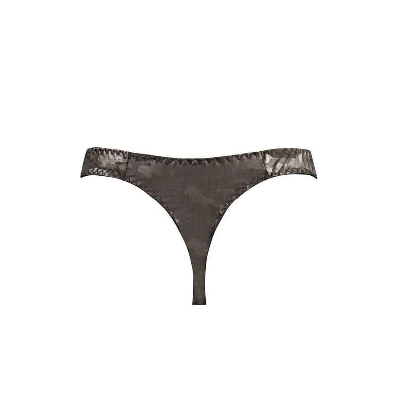 string homme microfibre imprimé militaire confortable sexy audacieux élégant élastique ajustable doux respirant maintien silhouette sculptant européen finition