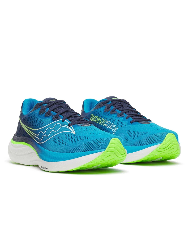 Scarpe Da Running Ride 19 Cobalt / Slime Uomo